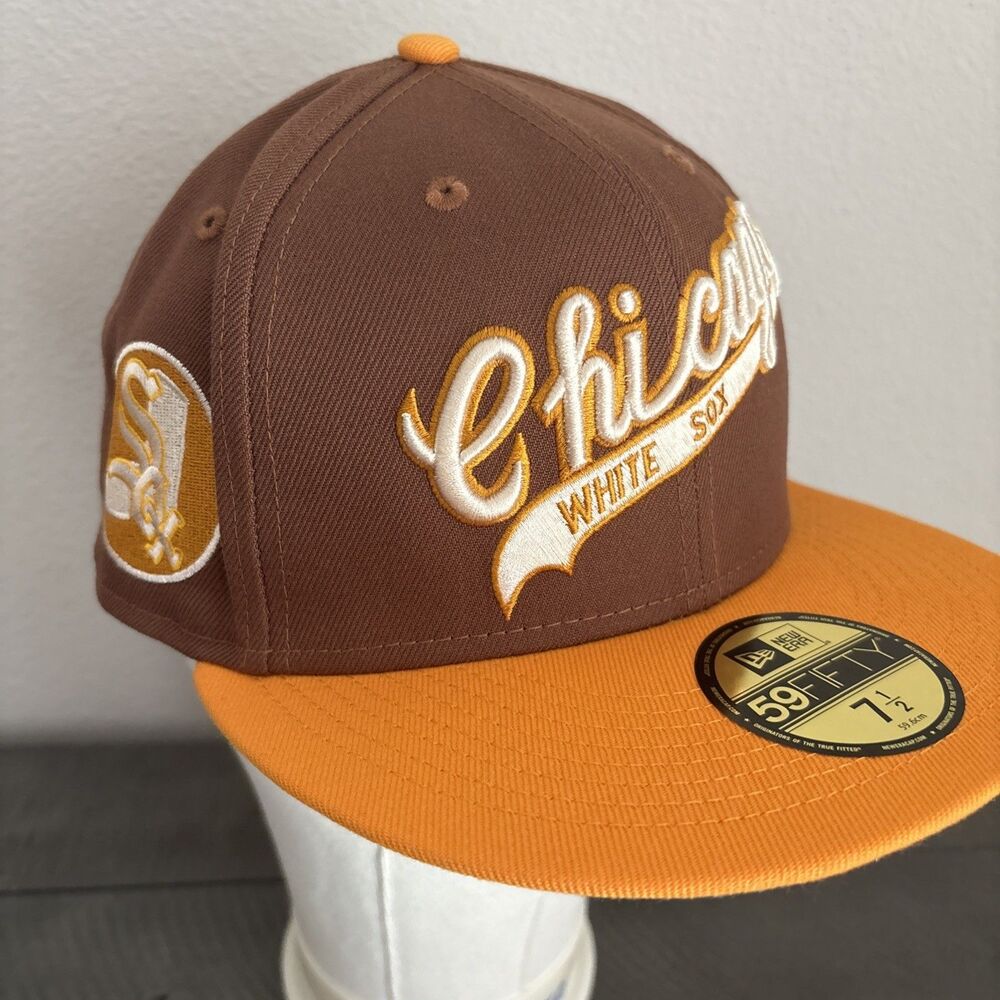 Chicago White Sox New Era 59Fifty Tiramisu Size 7 1/2 Fitted Hat Cap